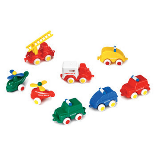 Viking Toys - Mini Chubbies Rescue Cars 33 Pieces Counter Display
