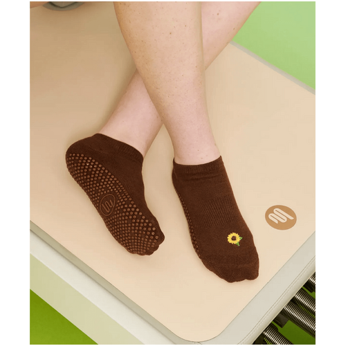 MoveActive Low Rise Grip Socks - Sunflower Fields
