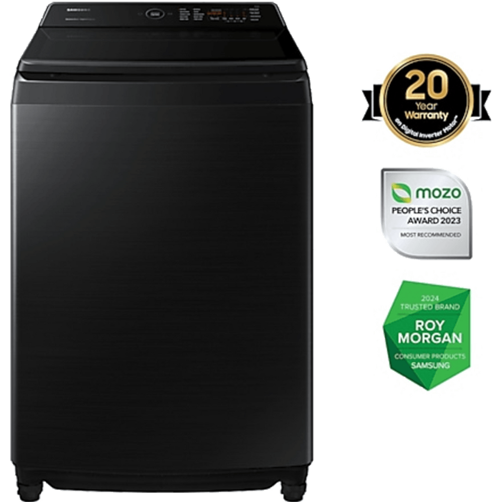 9kg Top Load Washer with BubbleStorm - WA90CG6745BW