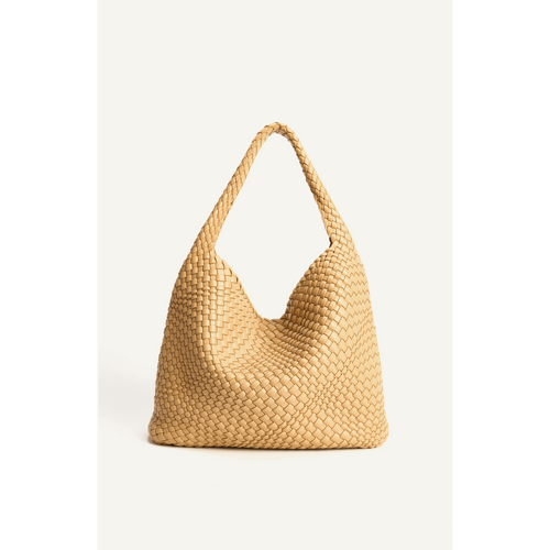 Woven Vegan Leather Hobo Bag with Pouch (WBG195)