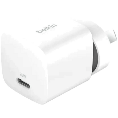 Belkin BoostCharge 30W Wall Charger &amp; USB-C Cable With USB-C Output &amp; 1m USB-C to USB-C Cable - White