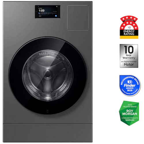Samasung Bespoke AI Laundry Combo Super Speed Wash &amp; Dry 19.5kg + 10kg