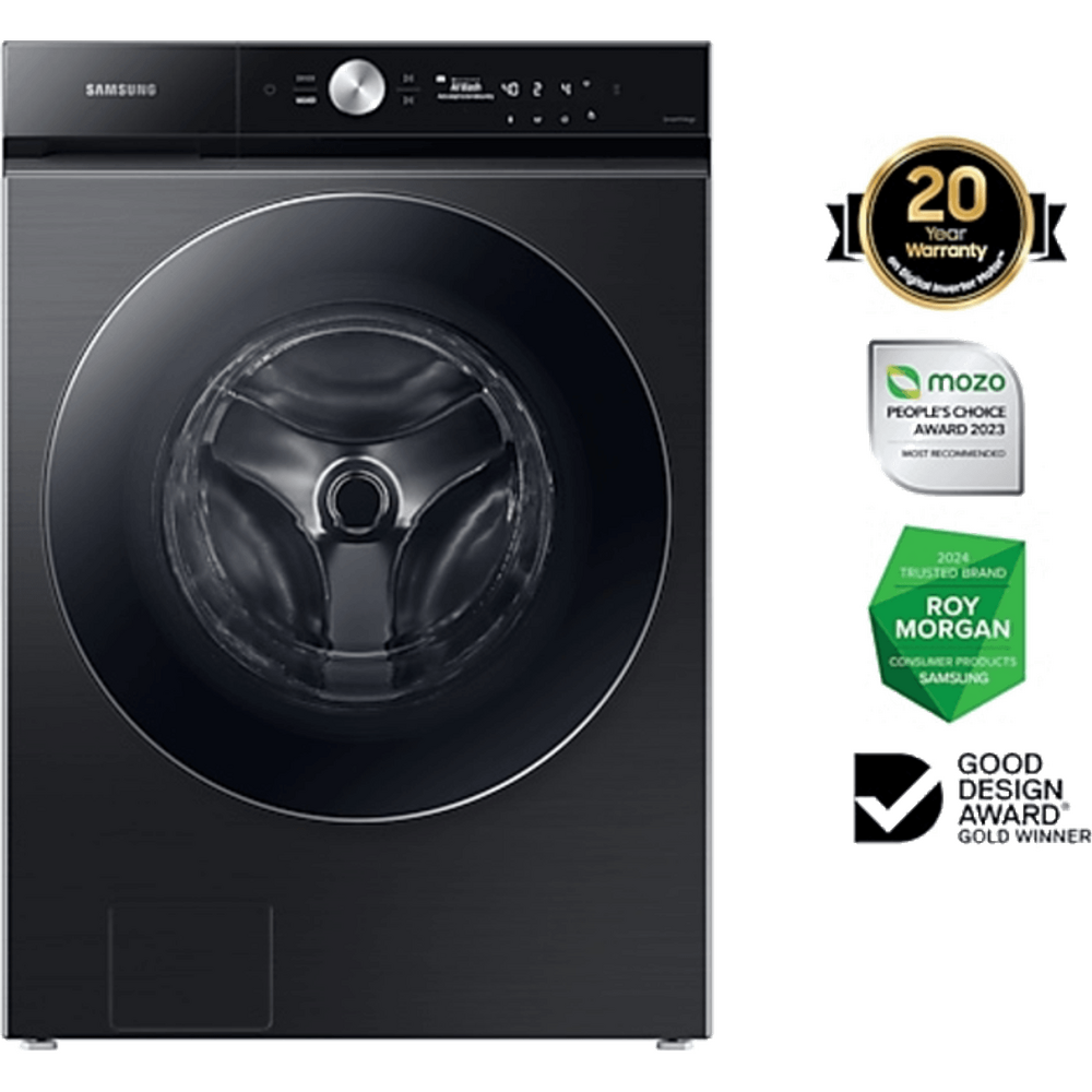 18kg BESPOKE AI Grande Smart Front Load Washer with AI Wash and Auto Dispense - WF18B9600KV