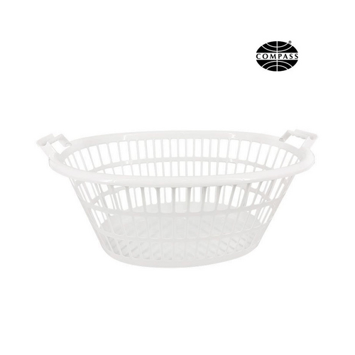 White Laundry Basket
