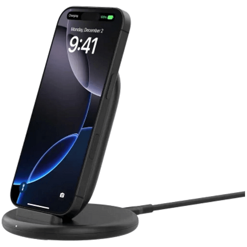 BoostCharge Wireless Charging Stand 15W with power supply - Black