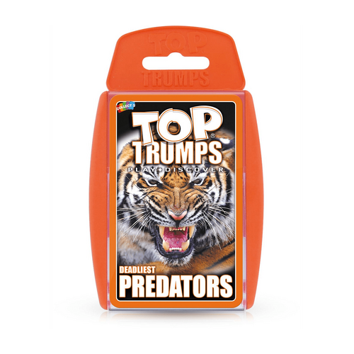 Winning Moves Deadliest Predators Top Trumps