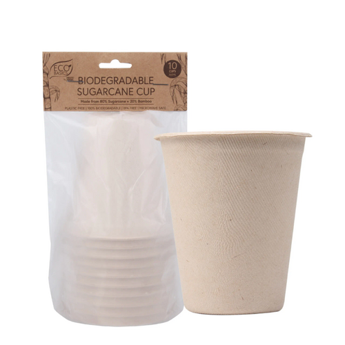 Eco Basic Eco Basics Biodegradable Sugarcane Cup  10pcs