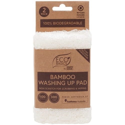 Eco Basics Eco Basics Bamboo Washing Up Pad 2pack