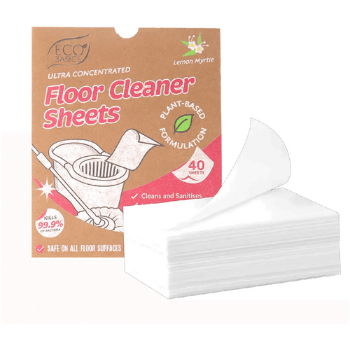 Eco Basics Eco Basics Floor Cleaner Sheets 40pack - Lemon Myrtle