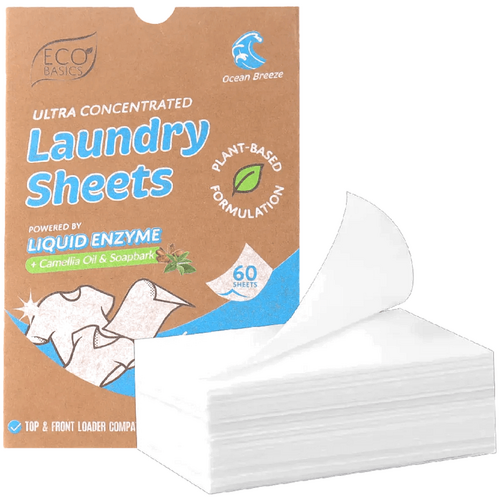 Eco Basics Eco Basics Laundry Sheet 60pack - Ocean Breeze