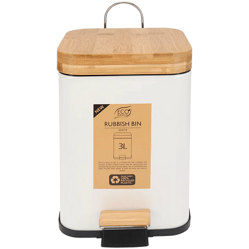 Eco Basics Eco Basics Square Rubbish Bin 3l