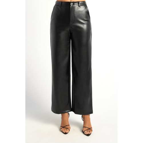 Strech Faux Leather Pants (WPA295B)