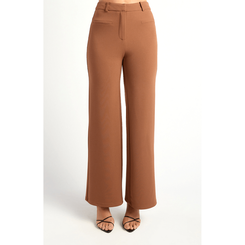 Bell Bottom Jersey Pants with Front Pocket Details (WPA300B)