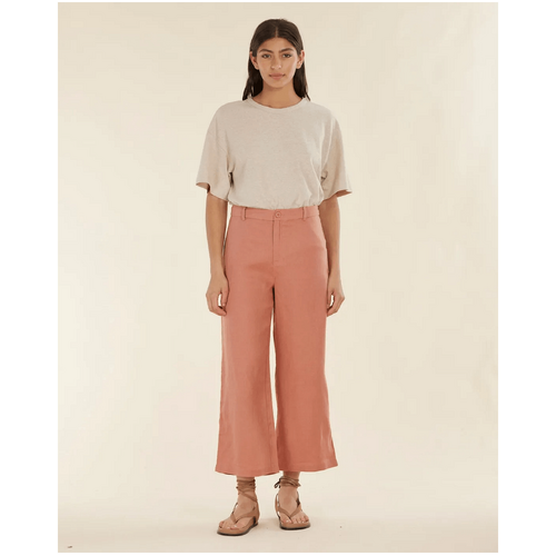 Amelius Barossa Linen Pant - Rosewood