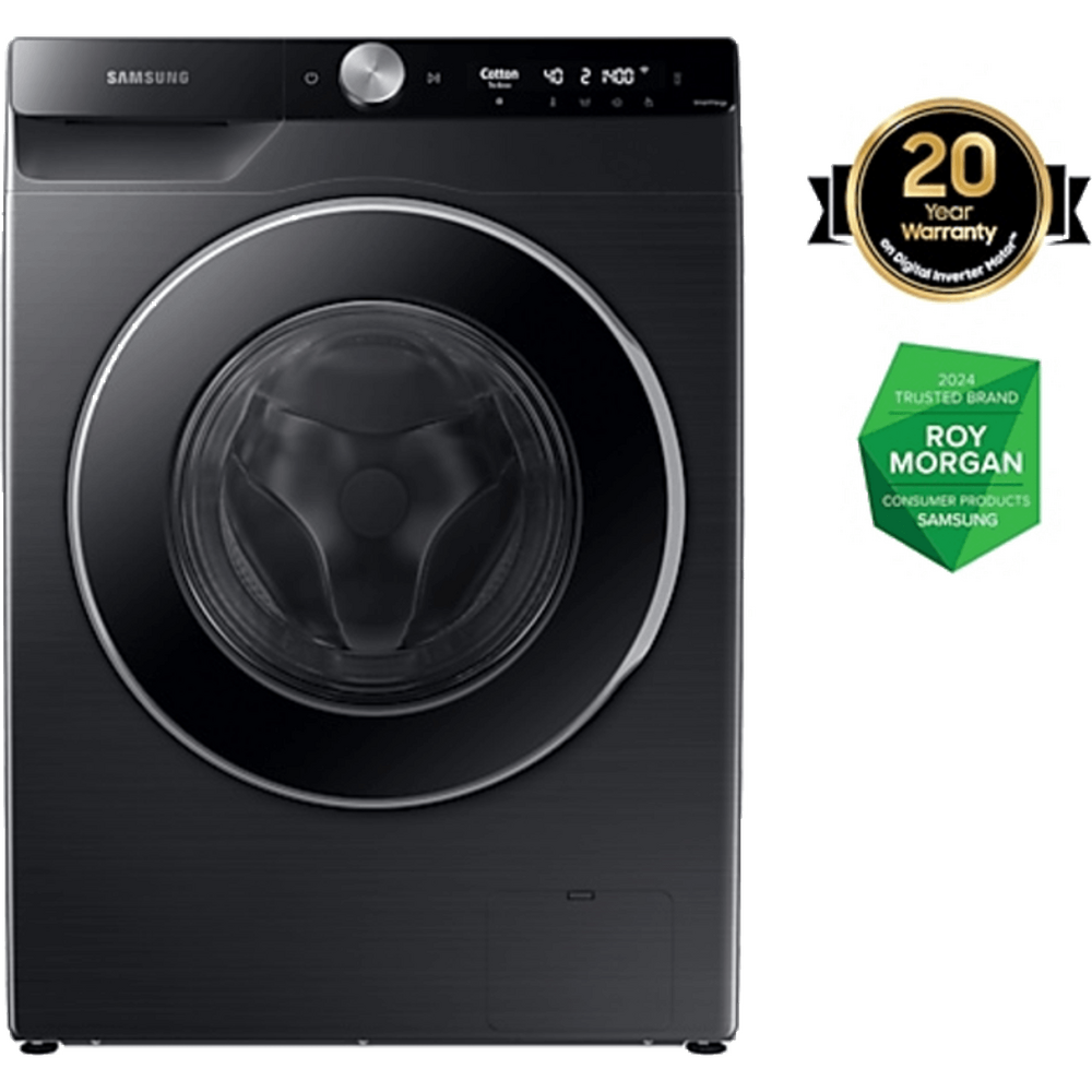 11kg Smart Front Load Smart Washer with Steam Cycle - WW11CG604DLB