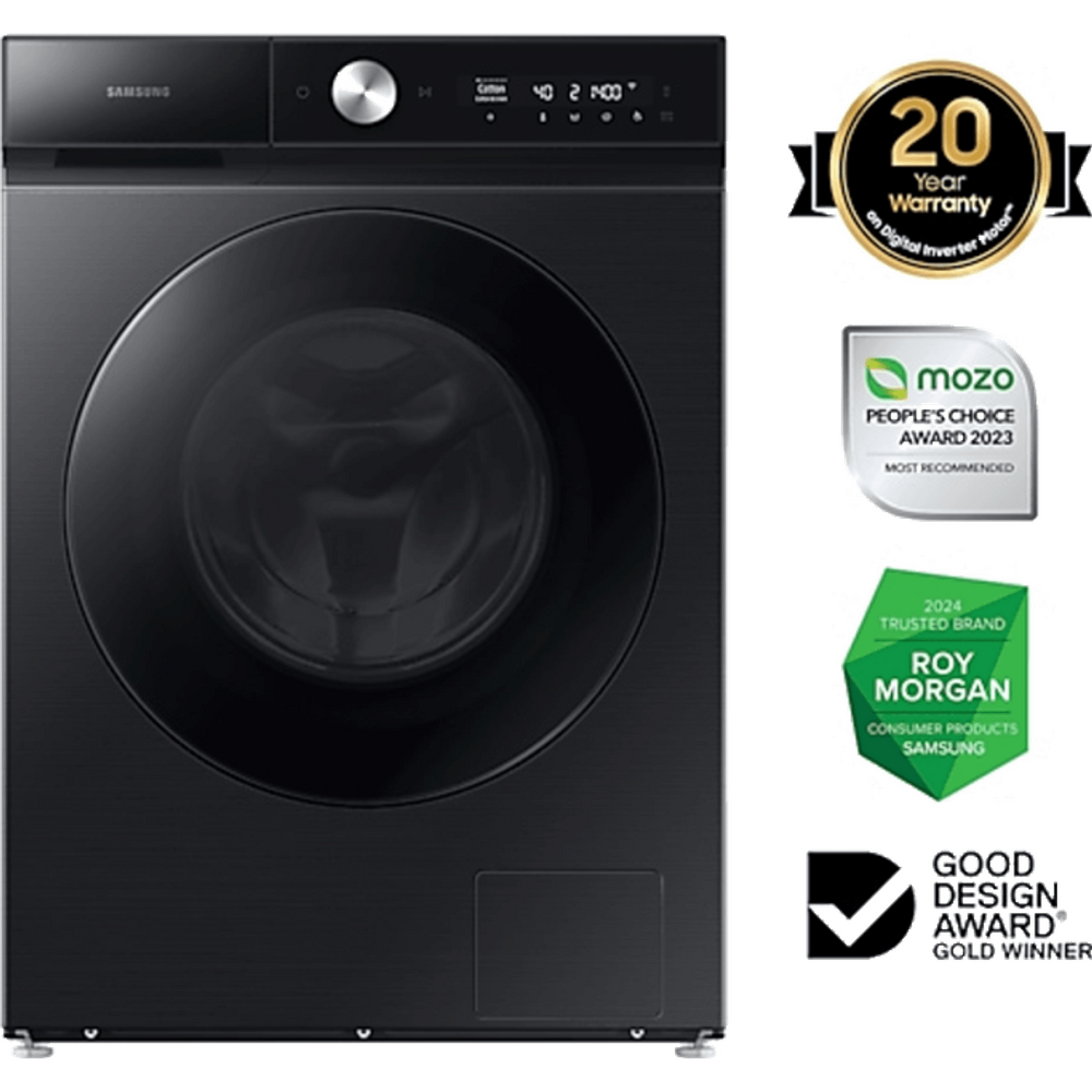 12kg BESPOKE Smart Front Load Washer with Auto Dispense - WW12BB944DGB