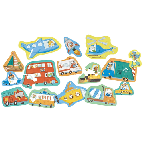 Hape Wheels &amp; Wonders Puzzle