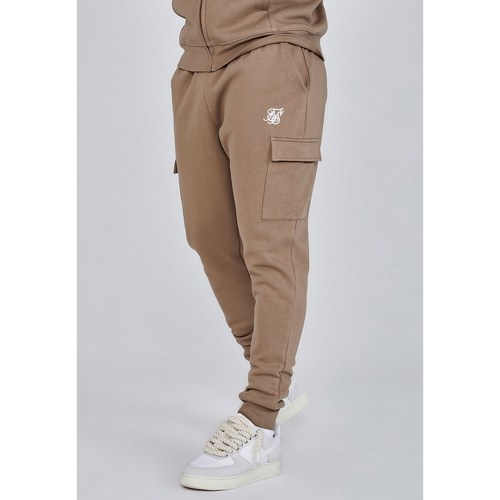 Brown Essentials Cargo Joggers
