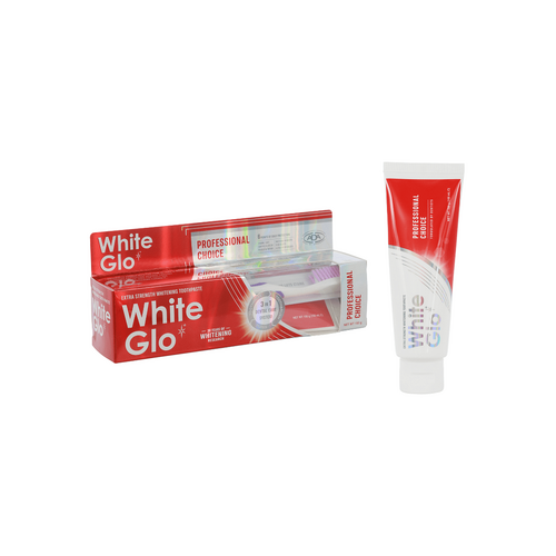 White Glo New Professional Choice Extra Strength Whitening Toothpaste 150g