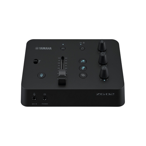 Yamaha ZG02 Game Streaming Compact Audio Mixer, XLR, USB-C
