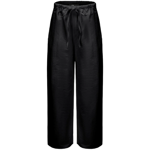 Style Addict Classic Linen Pants - Black
