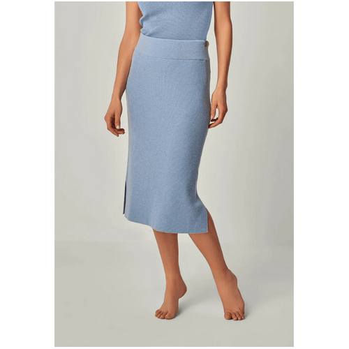 You Look Perfect Loungewear Skirt Erika - Ribbed Merino Knit Skirt