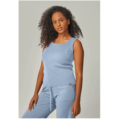 You Look Perfect Loungewear Top Blossom - Ribbed Merino Crew Neck Top