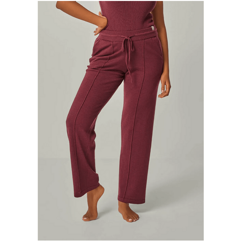 You Look Perfect Loungewear Pants Elisa - Elegant Knit Pants with Tucks