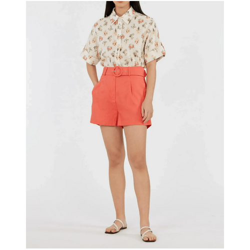 Amelius Brydie Linen Short - Poppy
