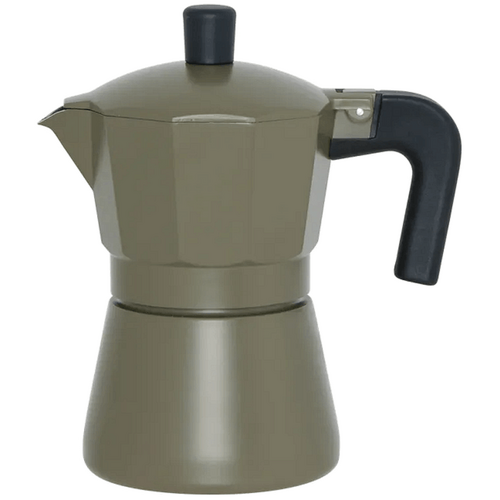 Leaf &amp; Bean Piazza Stovetop Espresso Maker 3 Cups Mid Green